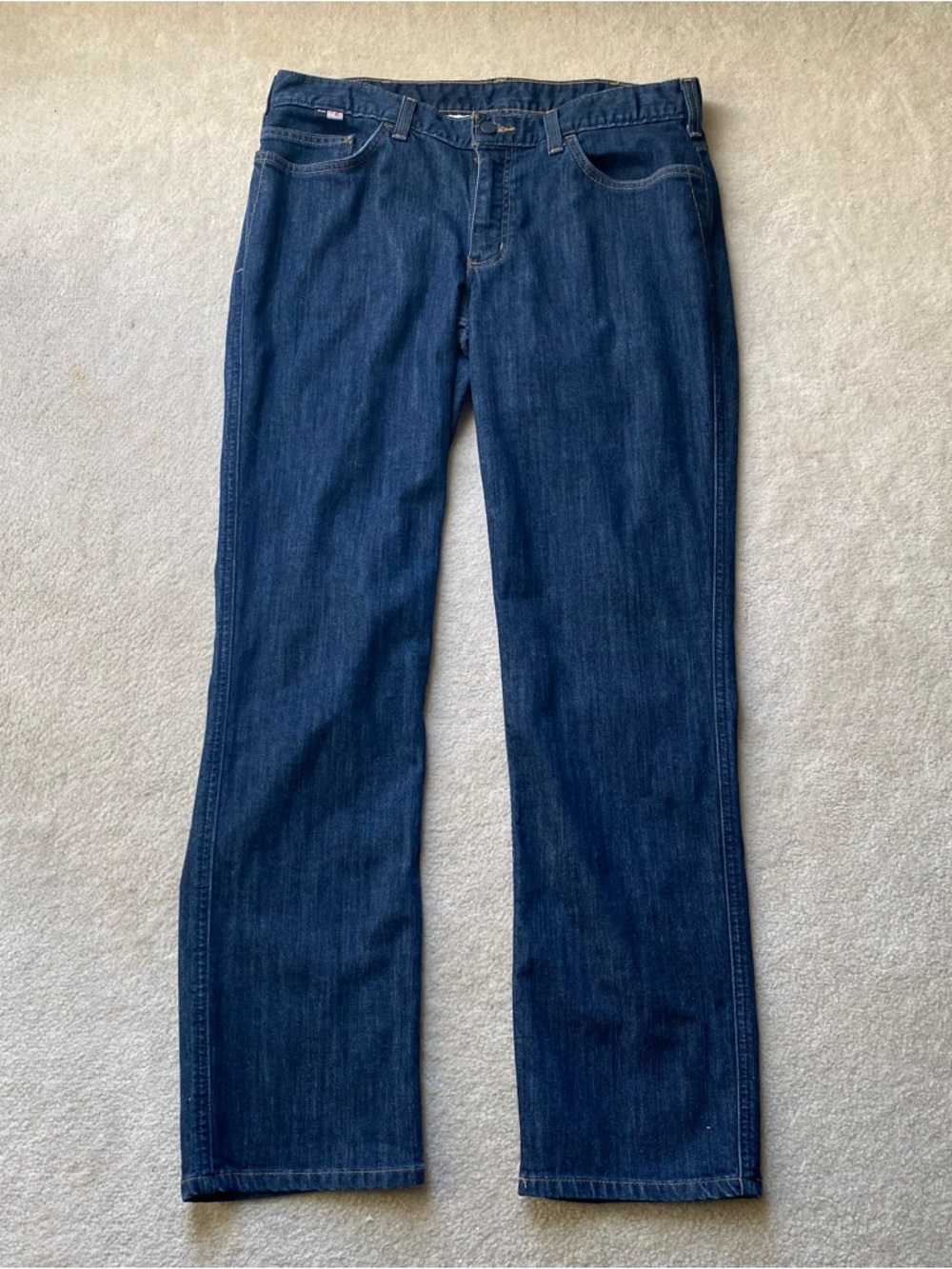 Carhartt FR Flame Resistant 212 CAT 2 Rugged Flex Stretch Jeans Women 14 Regular